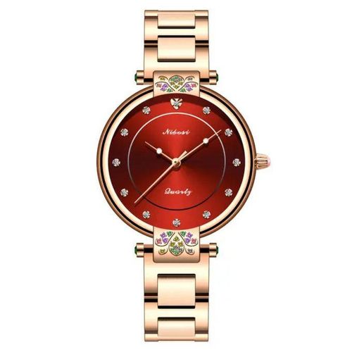 Nibosi Montre Femme De Luxe, à Quartz, Analogique - Acier Inoxydable BN