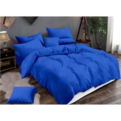 Couette bleu Ultra-Douce 3 places avec 2 Taies d'Oreiller Assorties – Confort et Élégance pour Votre Chambre