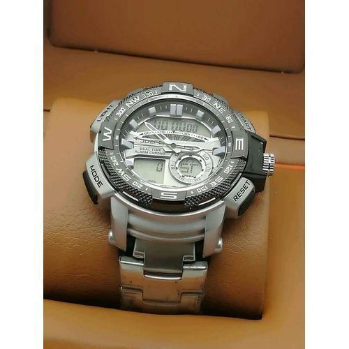 Montre Homme Automatique Joefox- Cadran Rond - Acier - Gris/noir