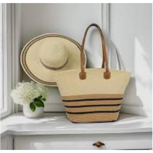 Ensemble Sac + Chapeau de Plage Élégant – Style et Praticité au Quotidien