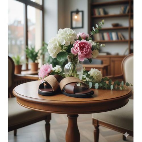 Sandale en simili cuir pour hommes