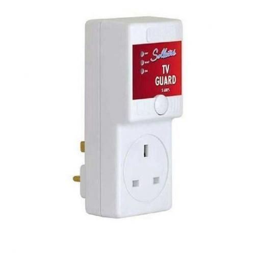 Stabilisateur Pour Téléviseur Et Réfrigérateur (protecteur De Tension)- Blanc