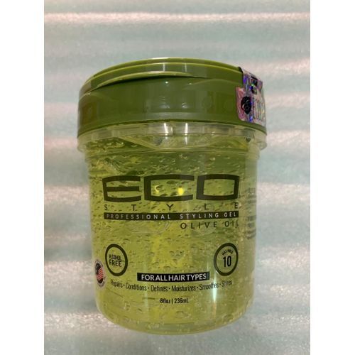 Gel Eco Olive Oil Pour Cheveux- Vert