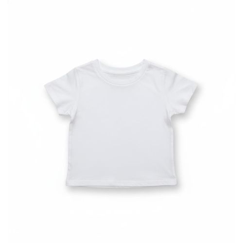 T-shirt Col Rond en Coton Premium Blanc - 12-18 Mois