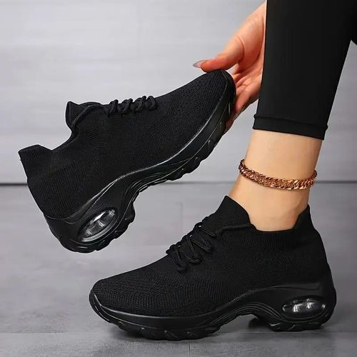 Chaussure basket pour femme- NOIR