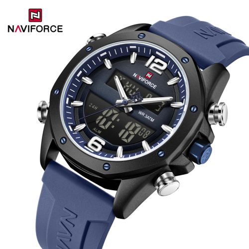 Montre Homme De Luxe à Quartz Avec DATE , En Gomme, Très Tendance, Idéal Pour Le Business Nouvelle Collection NF9264