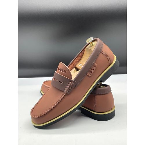 Baladeuse Pour Hommes en cuir MARRON