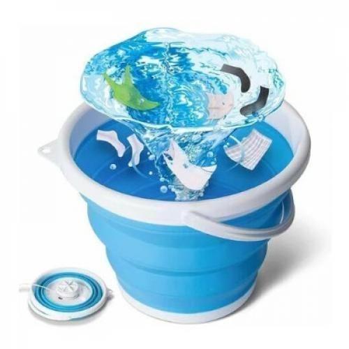 Mini Machine À Laver Portable - Seau Pliable - Compacte - Pratique