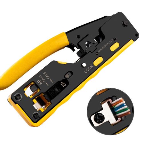 Pince A Sertir Multi-Fonction Professionnelle 8P/RJ-45, 6P/RJ-12 RJ-11 NEW.
