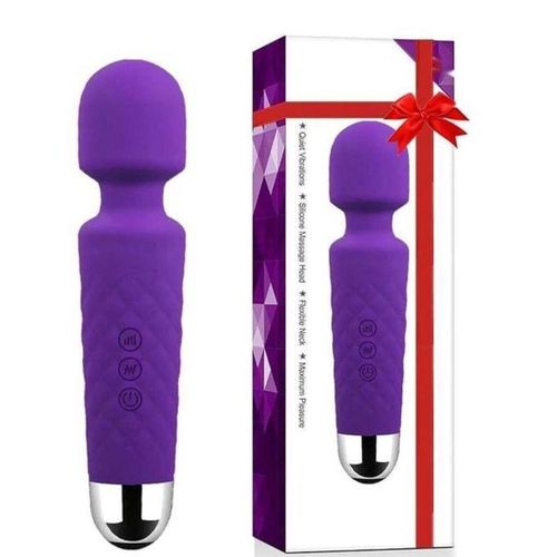 Masseur Corporel Relaxant Sans Fil - Baguette Vibrante en Silicone