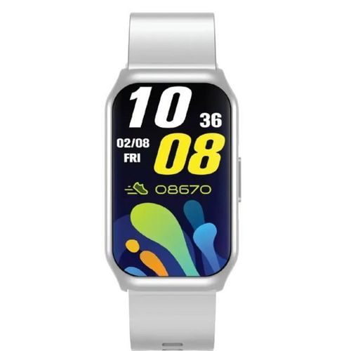 Smartwatch Montre connectée Track Fit waterproof - Grande Autonomie - Bluetooth: V5.2 - RAM: 125KB - ROM: 16MB - Blanc