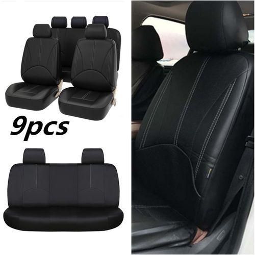 9pcs Coussin De Siège De Voiture Universel, Anti-poussière, Respirant, Housse De Siège De Voiture