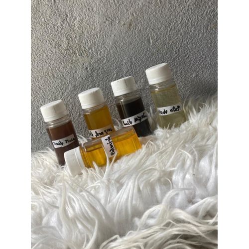 Kit 5en1 - huile fenugrec+ huile kigelia+ huile apki + huile de maca + huile palmiste