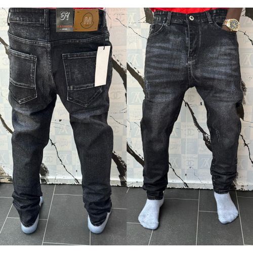 Pantalon Jeans Pour Homme - gris/noir