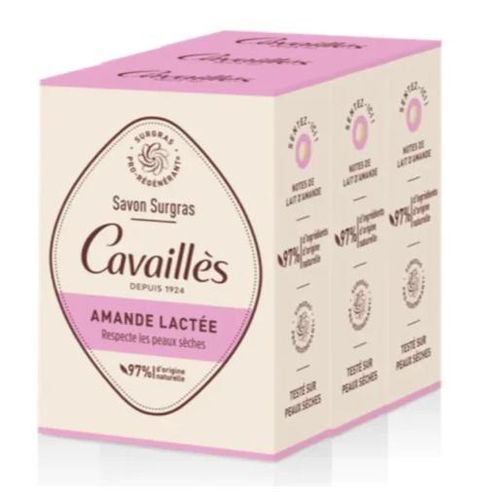 Nouveau: Roger Cavaillès savon corps lot de (3×200g) Savon surgras Amande Lactée, Rogé Cavaillès, un trésor pour les peaux sèches. Importé de France