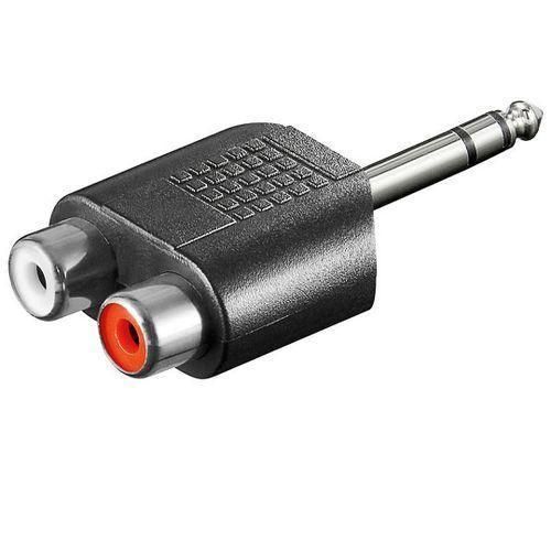 Adaptateur GN 3 2X RCA femelle/jack mâle.