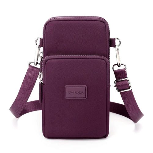 Sacoche Bandoulière Multifonction Téléphone – Compacte & Sécurisée Noir