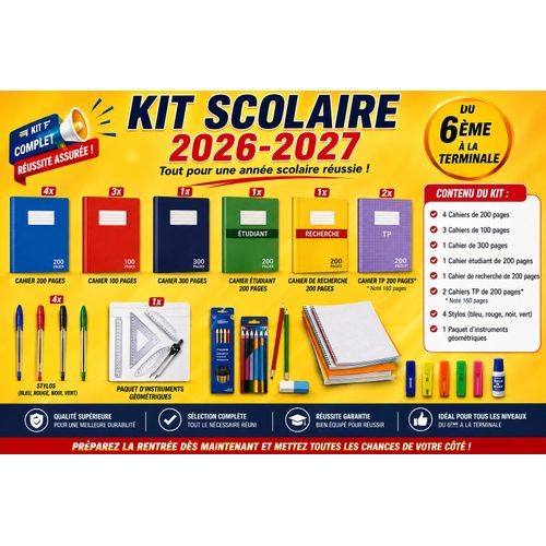 Kit scolaire