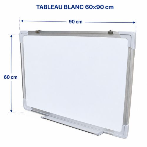 Tableau Blanc Magnétique 60x90 cm