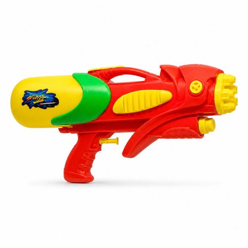Grand pistolet à eau avec réservoir – Multicolore