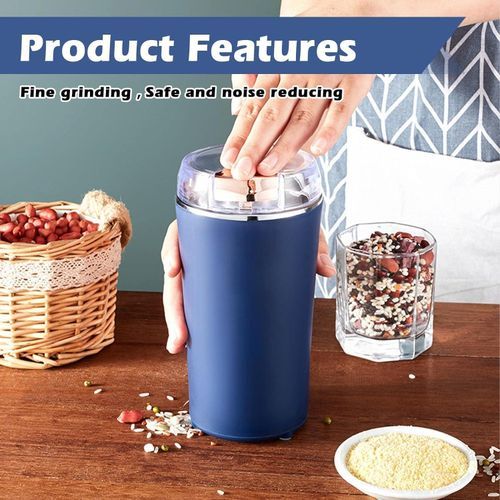Moulin à Café, 200W Moulin à Café, Avec Lames En Acier Inoxydable, Réglable, Broyeur Pour Grains, Épices,