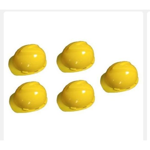 5 CASQUES de Chantier avec Visières -5 unités