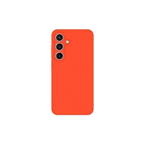 Coque En Silicone compatible à Samsung Galaxy A25 + 1 Antichoc - Rouge