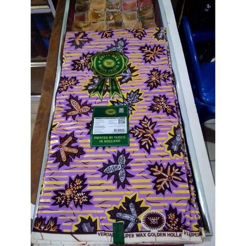 super Pagne Super Wax Hollandais Class et Beau - Multicolore original