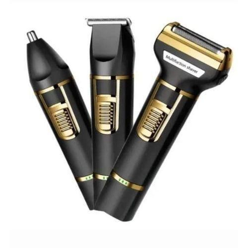 Tondeuse à Cheveux Rechargeable Rasoir Tondeuse à Nez - Machine D'épilation électrique Rechargeable - Style De Barbe 3 En 1 Pour Hommes - Toilettage Du Corps Avec Chargement USB