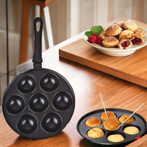 Poêle Antiadhésive avec Accessoires – 7 Moules de Cuisson