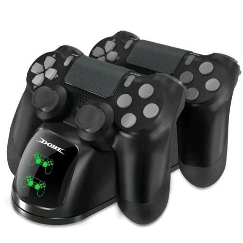 STATION DE CHARGE PS4. Chargeur Double charge Manette ps4 Noir 1pc