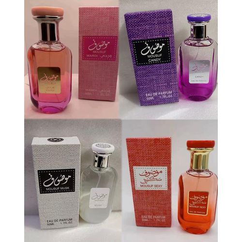 Lot de 04 Parfums pour femmes et hommes