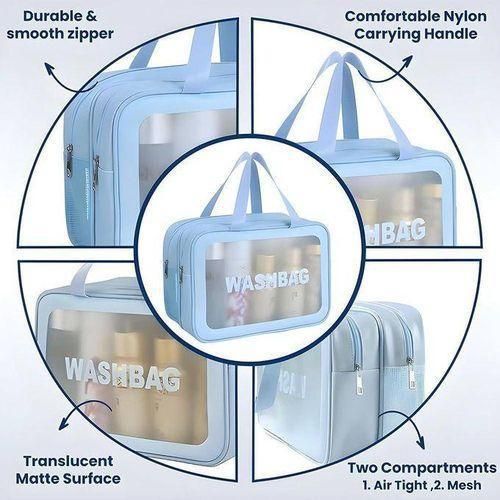 Chic Trousse de maquillage, Trousse de toilette résistante à l'eau pour femmes et filles