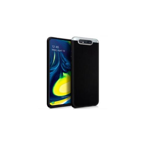 Coque En Silicone Compatible Samsung Galaxy A80 - NOIR