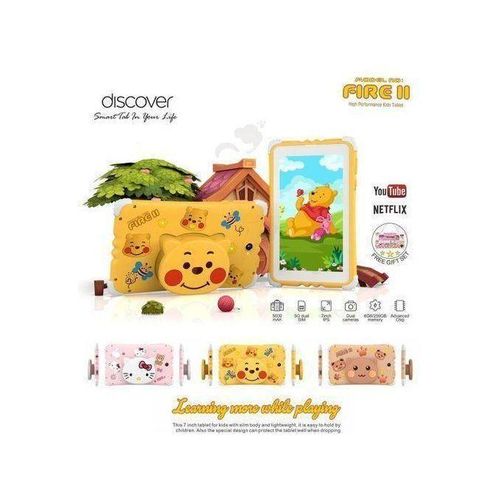 Tablette éducative enfant avec puce 7 pouces discover-fire 11 android 15 capacité Gb de Ram et 512GB de capacité