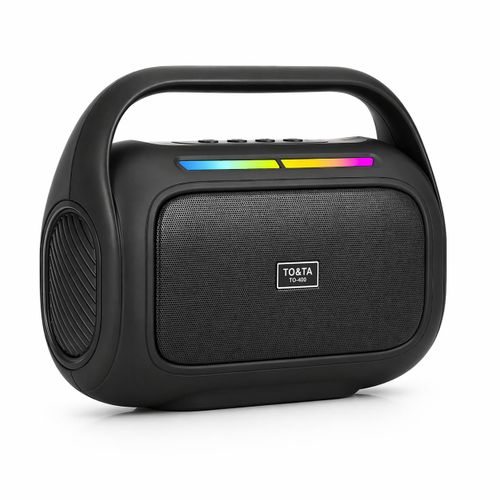 Baffle Bluetooth Portable – Haut-Parleur Sans Fil avec Lumière LED