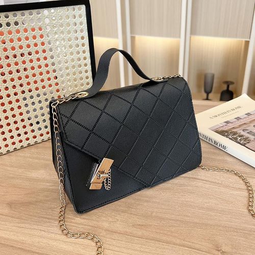 Sac à Main Femme Tendance Style Streetwear Matériau PU Petit Sac Carré