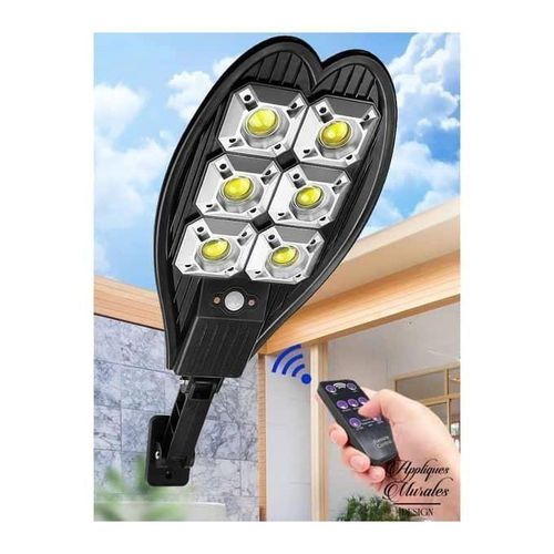 02 Lampadaires solaire extérieure, télécommandé intelligente PIR capteur de mouvement Une applique LED alliant fonctionnalité et esthétisme