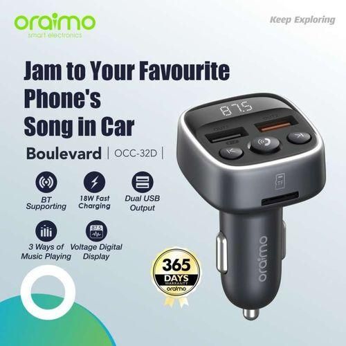 Boulevard OCC-32D - Transmetteur FM - MP3/MP4 - Chargeur De Téléphone