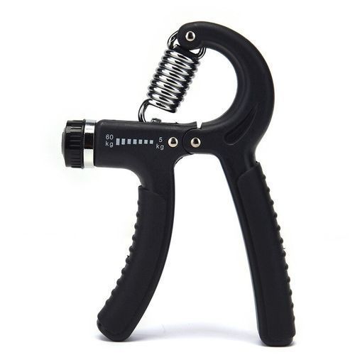 Hand Grip Ajustable, Poignée De Sport Gymnastique Réglable, Entraîneur De Mains, Pince à Ressort Pour Renforcer Les Doigts, Exercices De Force Musculaire, Extenseur De Carpe - Noir