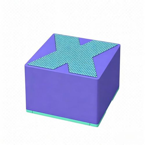 Enceinte Bluetooth Mini Cube Portable 5cm Son Puissant Sans Fil Rechargeable USB Compatible Tous Smartphones Tablette Musique Bureau Voyage Cadeau Jeune Étudiant Soirée Marché