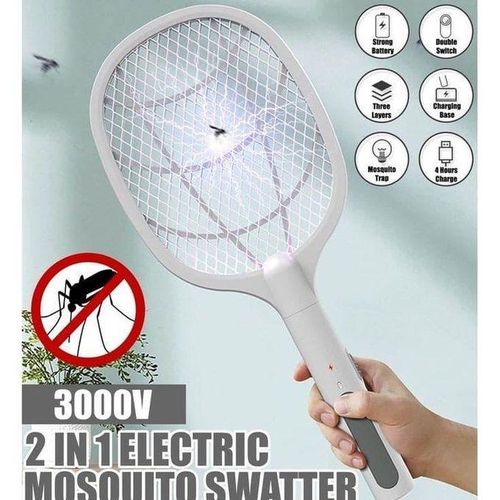 Raquette Anti Moustique Lumineuse - Rechargeable JN