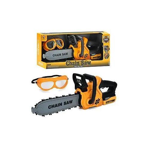 Tronçonneuse Jouet avec Lunettes de Protection