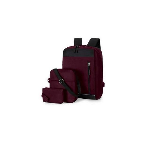 Sac À Dos 3 Pièces Usb Pour Hommes Et Femmes, Sacoche De Styliste,Ordinateur...