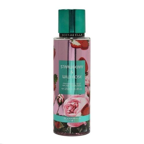 Brume Parfumée Scenabella Strawberry & Wild Rose Shimmer Mist – 250ml