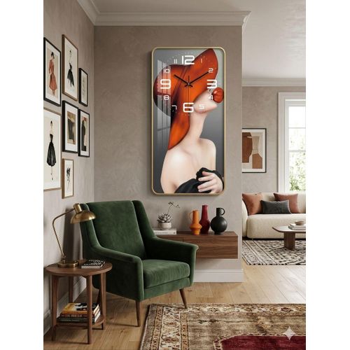 Tableau horloge murale- multicolore