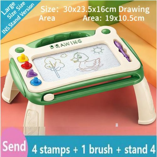 Table A Dessin Magnétique Pour Enfants - vert/multi