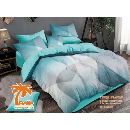 Lot de 2 Draps et 2 Taies - Confort et Élégance pour Lit 3 Places