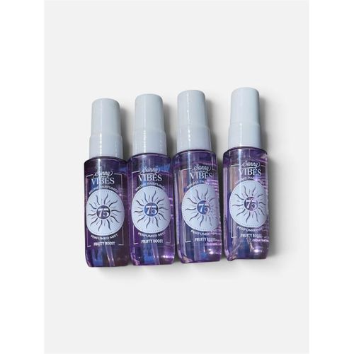 Lot de 4 Brumes Parfumées Sunny Vibes Fruity Boost 75ml - Soin Corporel