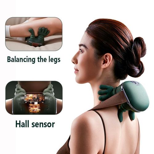 Appareil de Massage Épaules & Cou - Fonction Chauffante - Rechargeable USB